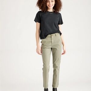 Quince Olive Ankle Pants